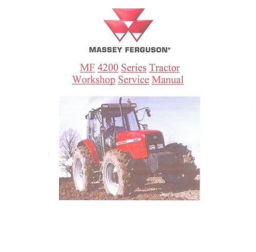 Massey Ferguson Tractor 4200 Workshop Manual + Perkins Phaser & 1000 Series - AA To AH & YA To YE