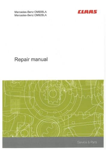 Mercedes Benz Engine OM906LA & OM926LA Workshop Service Mnaual