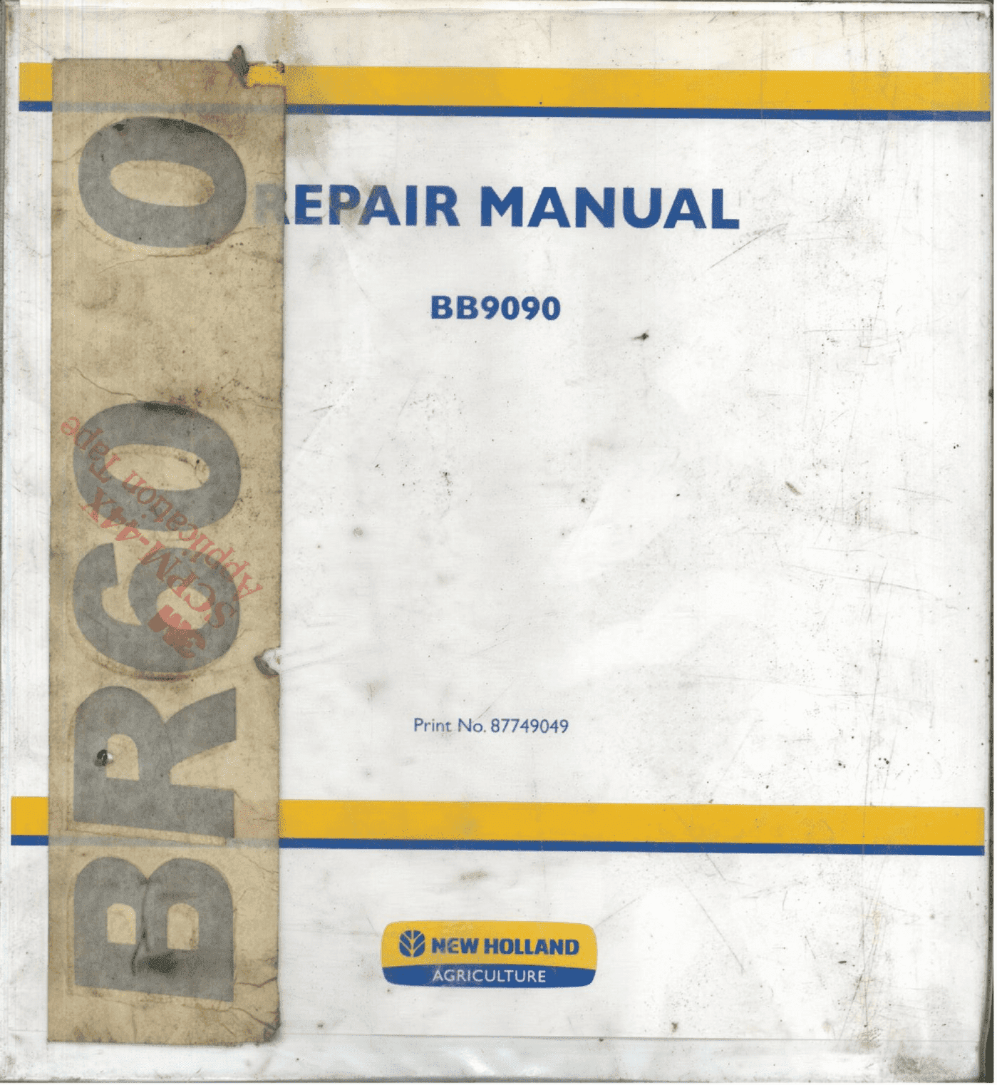 New Holland Baler BB9090 Workshop Service Repair Manual