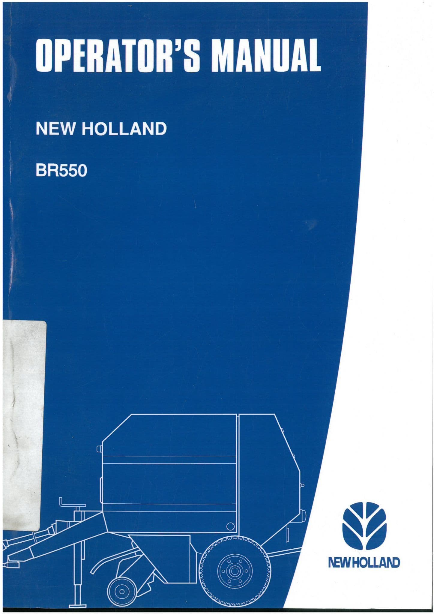 New Holland Baler BR550 Operators Manual