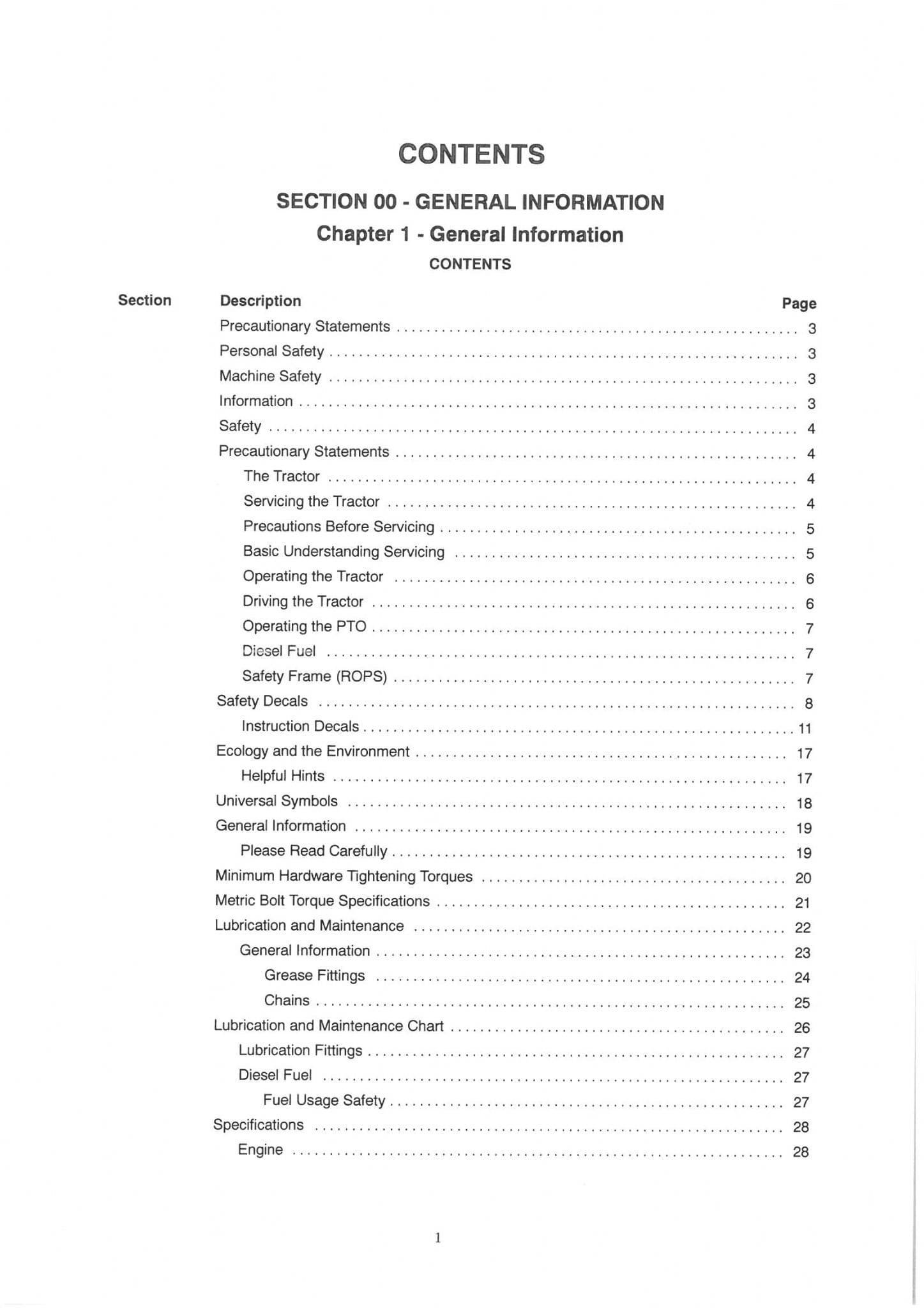 New Holland Compact Tractor TZ21D TZ24D Workshop Service Manual