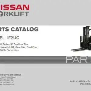 Nissan Forklift/ Pallet Truck 1F2UC Parts Manual (1)