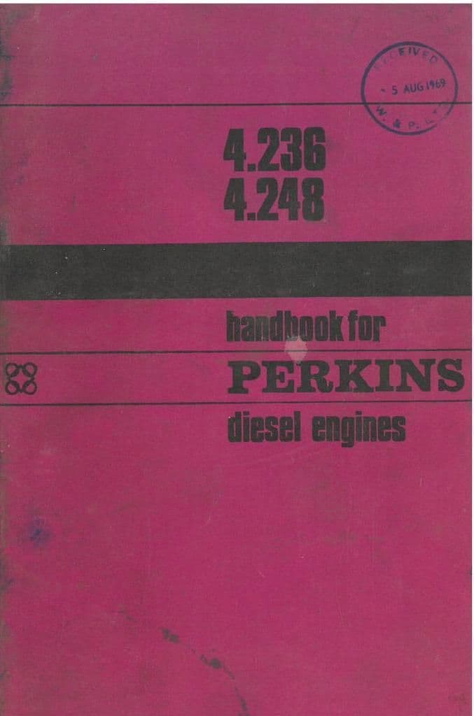 Perkins Diesel Engine 4.236 & 4.248 Operators Manual