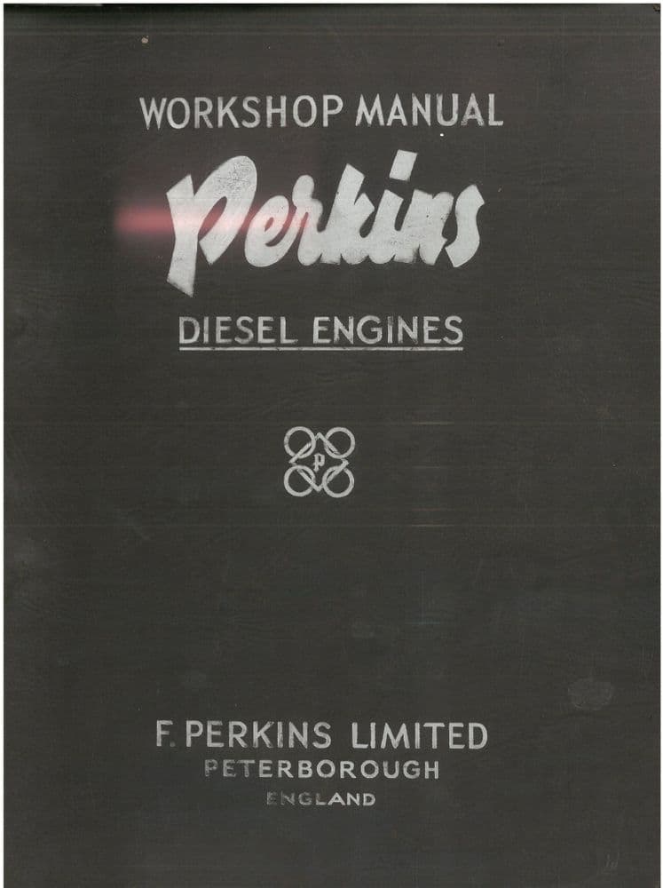 Perkins Diesel Engine R6 Mk 2 Workshop Service Manual