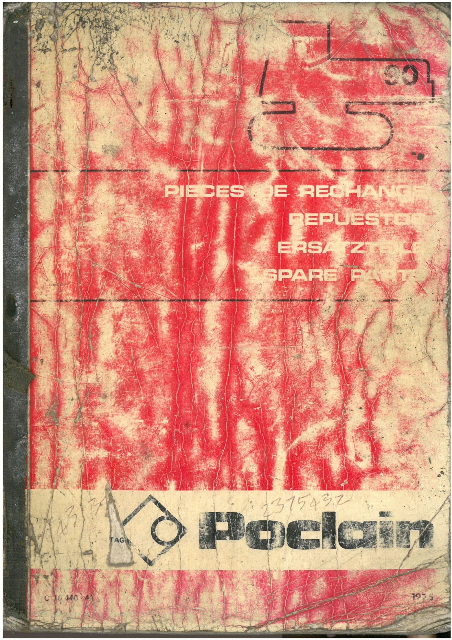 Poclain 90 Crawler Hydraulic Excavator Parts Manual