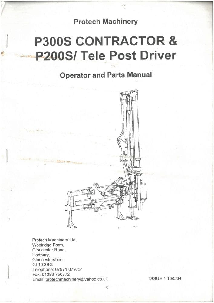 Protech Post Driver Contractor P300S & Tele Post Driver P200S Operators ...