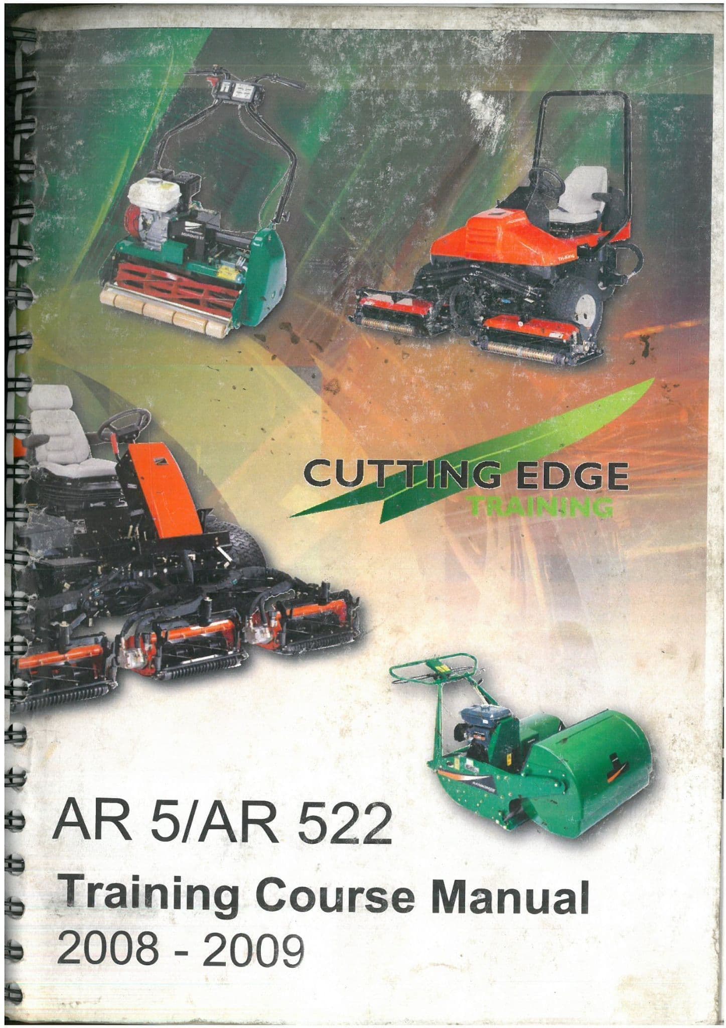 Ransomes Jacobsen Grass Cutting Mower AR5 & AR522 Workshop Service Course Manual