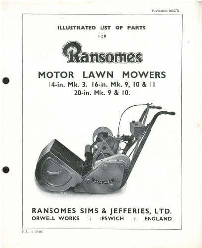 Ransomes Motor Lawn Mower 14
