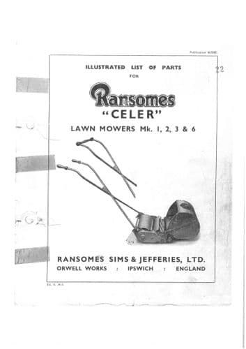 Ransomes Motor Mower 