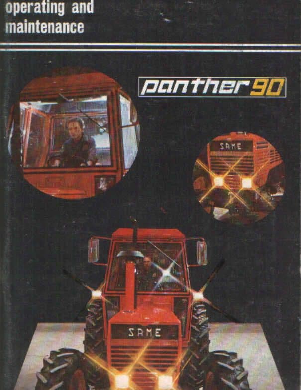 Same Tractor Panther 90 Operators Manual