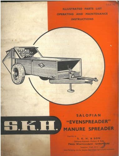 SKH Manure Spreader Salopian 