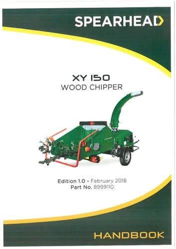 Spearhead Forestry Wood Chipper XY150 Operators Manual