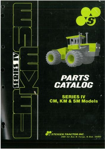 Steiger Tractor Series IV CM, KM & SM Parts Manual