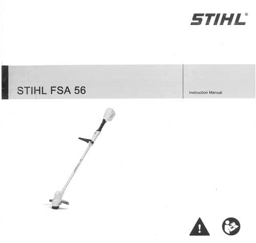 Stihl Brush Cutter Strimmer FSA56 Operators Manual