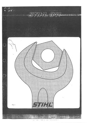 Stihl Chainsaw 041 Workshop Service Manual