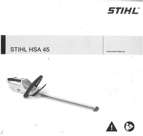 Stihl Chainsaw HSA45 Operators Manual