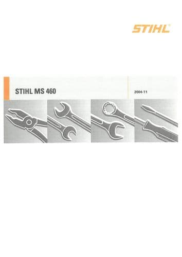 Stihl Chainsaw MS460 Workshop Service Manual