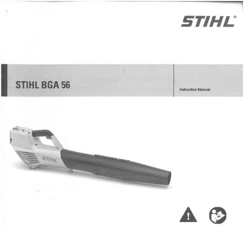 Stihl Cordless Leaf Blower BGA56 Operators Manual