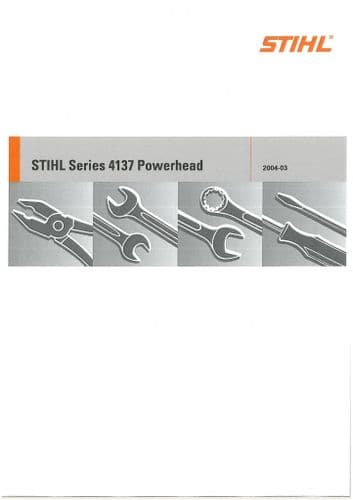 Stihl Powerhead 4137 Workshop Service Manual