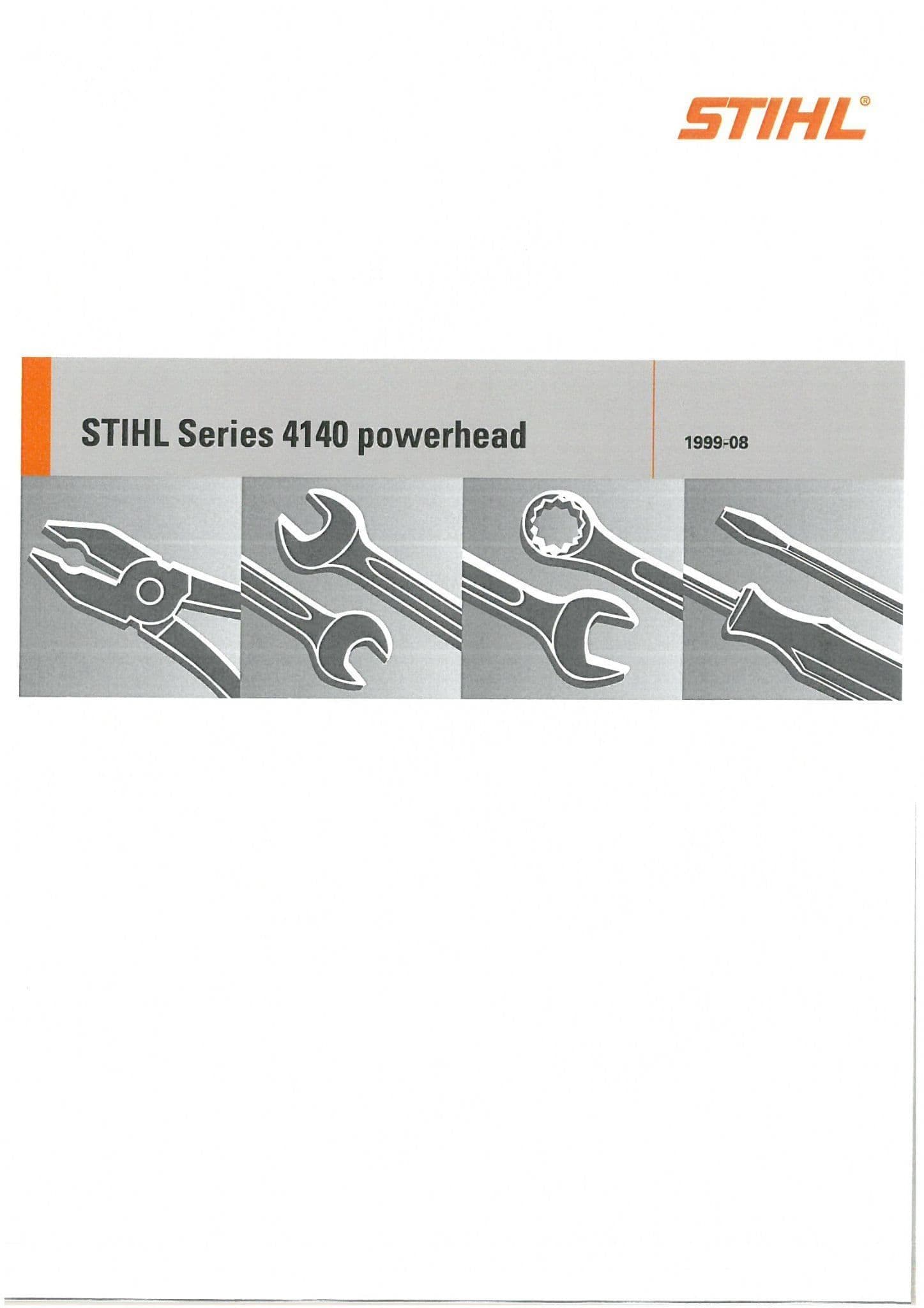 Stihl Powerhead 4140 Workshop Service Manual