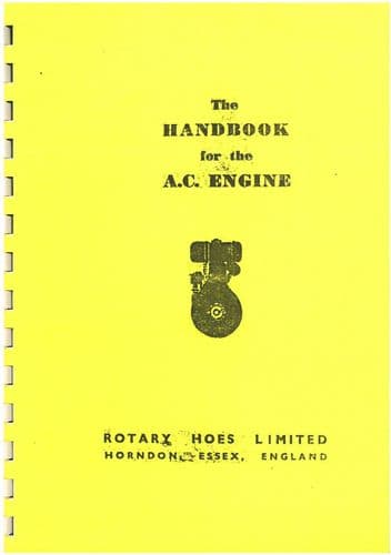 The Rotary Hoe Engine Model AC Operators Manual