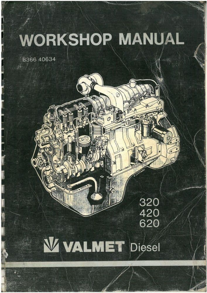 Valmet Diesel Engine 320 420 620 Workshop Service Repair Manual