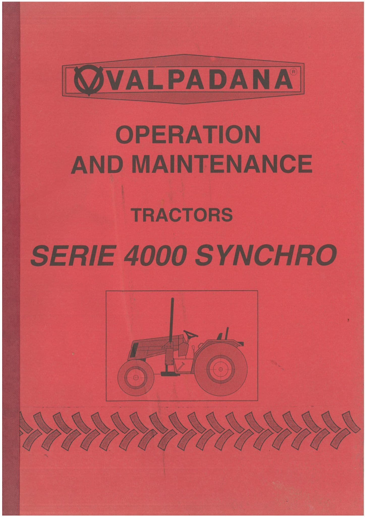 Valpadana Tractor 4035 & 4040 Synchro Operators Manual