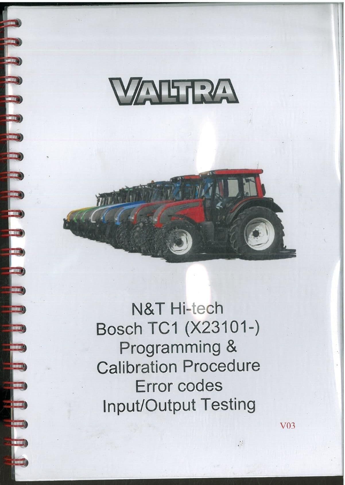 Valtra N & T HiTech Bosch TC1 Programming & Calibration Procedure