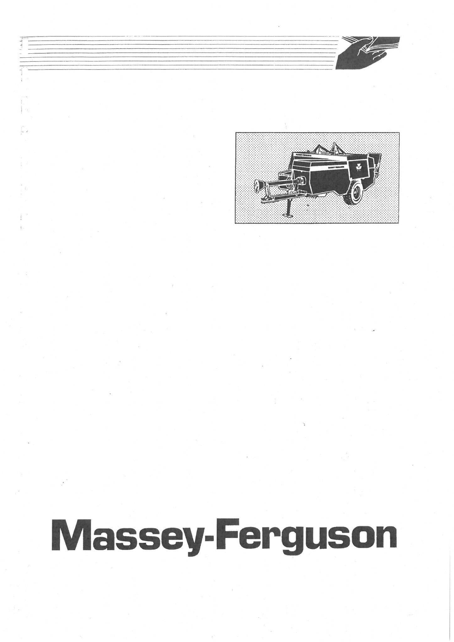Vicon Greenland Baler SB460 Same as MF1 MF2 MF3 MF4 Operators Manual