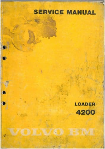 Volvo BM 4200 Wheel Loader Workshop Service Manual