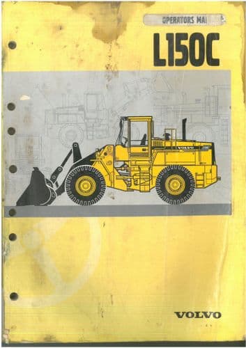 Volvo BM Wheel Loader L150C Operators Manual