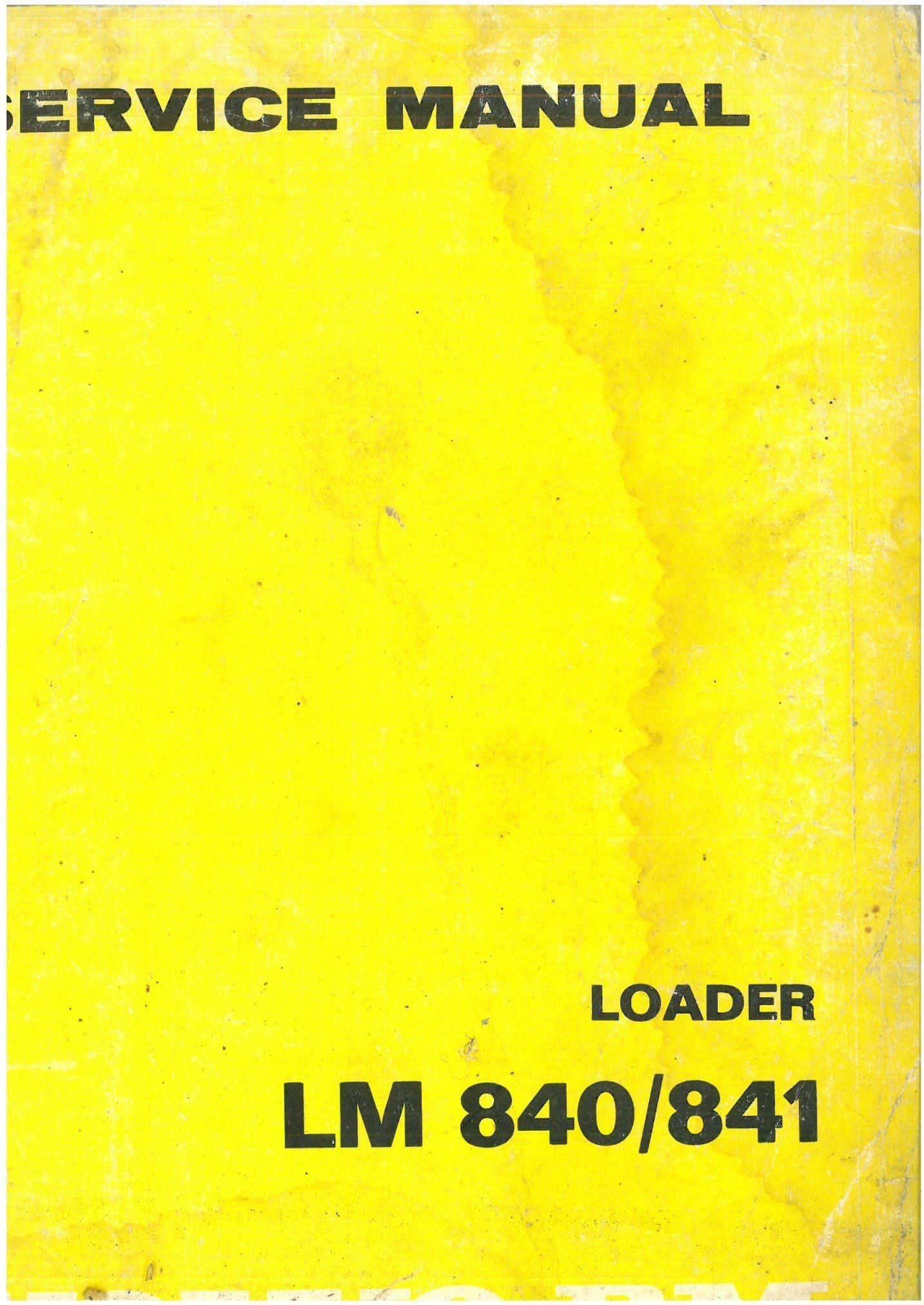 Volvo Loader LM840 LM841  Service Workshop Manual