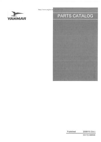 Yanmar Diesel Engine 4TNE92-SNMC Parts Manual