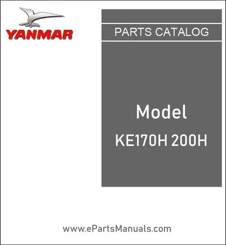 Yanmar Tractor KE170H & KE200H Parts Manual