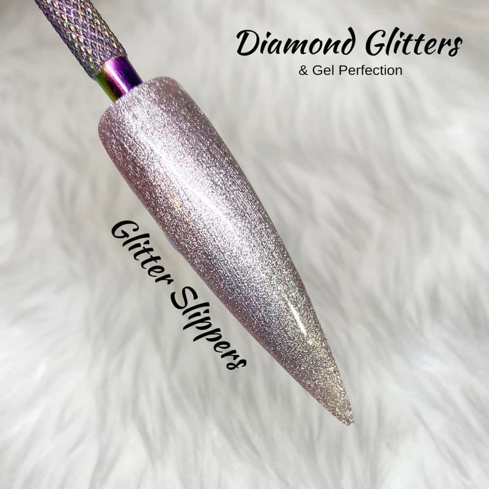 Silver 2025 sparkly slippers