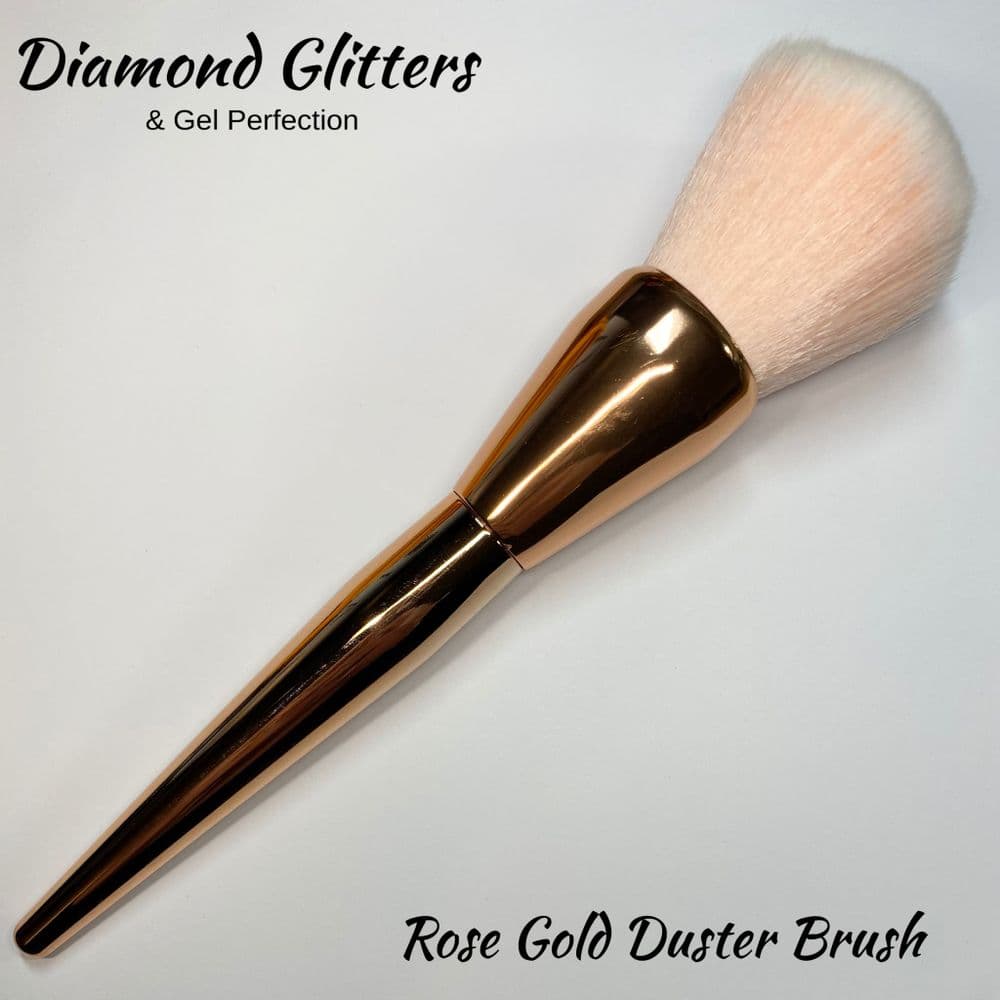 Rose Gold Nail Duster Brush