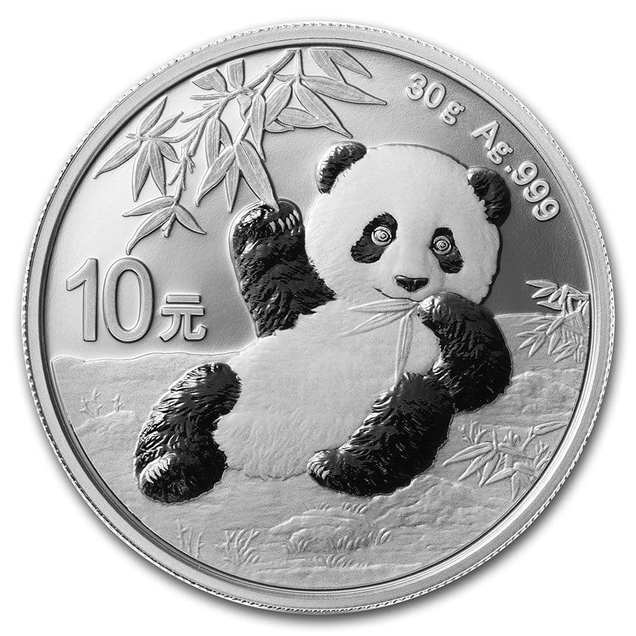 2020 China 30 Gram Silver Panda Comes In Rounded Capsule