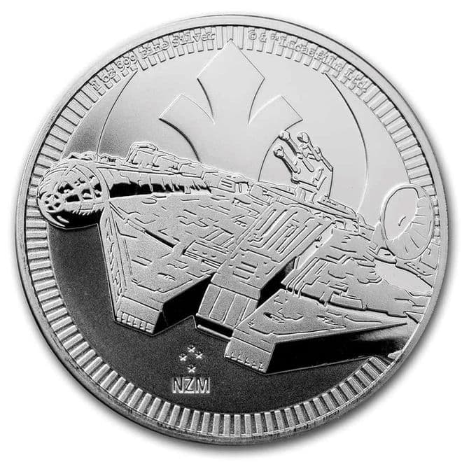 Niue 2021 Star Wars - Millennium Falcon, 1 oz Silver