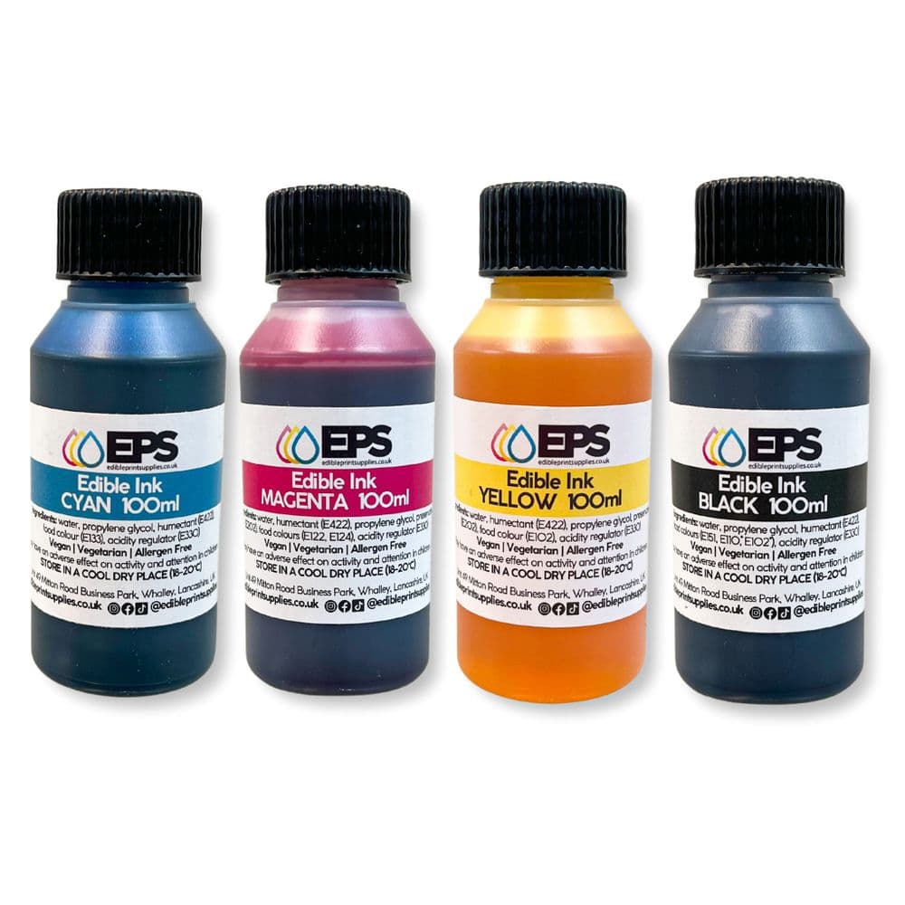 EPS Edible Ink Refill Pack - Yellow / Magenta / Cyan / Black