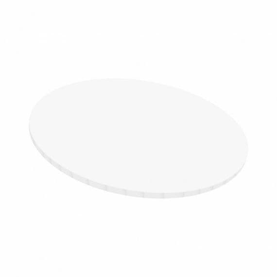 12 inch Round Masonite Cake Board Gloss White - 5mm | Cake Presentation