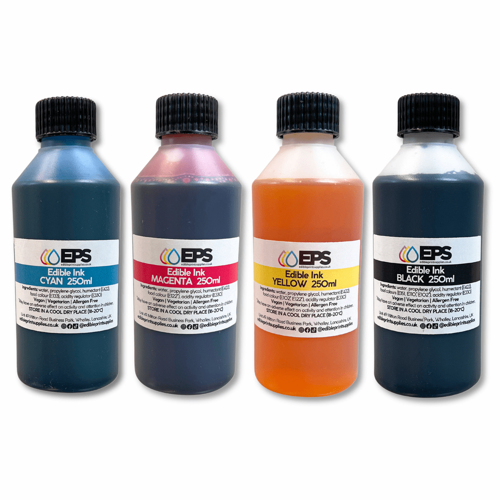 Edible Ink Refill Pack 250ml For Canon & Epson Edible Printers