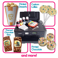 A4 Edible Chocolate Printer Kit | Canon TS705a Edible Printer | Edible Print Supplies