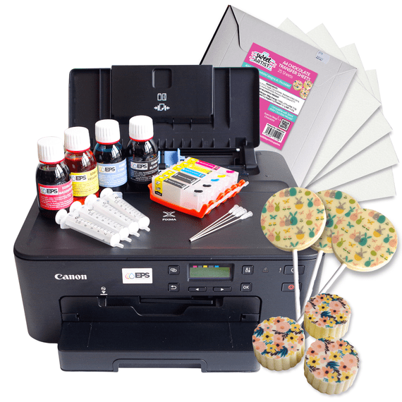 A4 Edible Chocolate Printer Kit | Canon TS705a Edible Printer | Edible Print Supplies