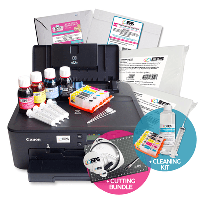 A4 Canon TS705A  Edible Printer Complete Starter Kit with Cleaning & Cutting Bundle