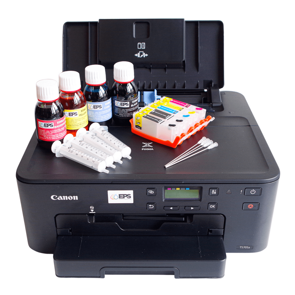 A4 Edible Printer Kit for Cakes Canon TS705a Edible Print Supplies