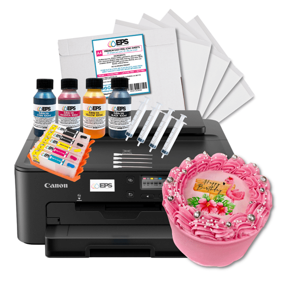 A4 Edible Printer Kit for Cakes | Canon TS705a Edible Printer | Edible Print Supplies

