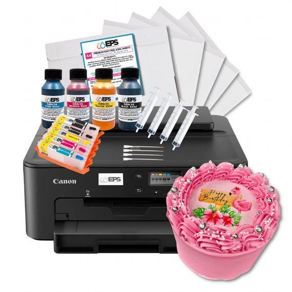 A4 Edible Printer Kit for Cakes | Canon TS705a Edible Printer | Edible Print Supplies
