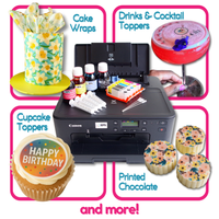 A4 Canon TS705A  Edible Printer Starter Kit & Cleaning Bundle | Edible Print Supplies