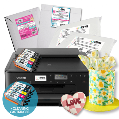 A4 Canon TS705A  Edible Printer Starter Kit & Cleaning Bundle
