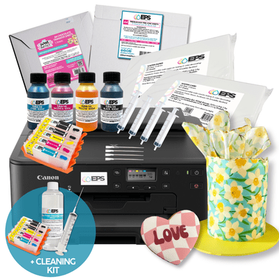 A4 Canon TS705A  Edible Printer Starter Kit & Cleaning Bundle